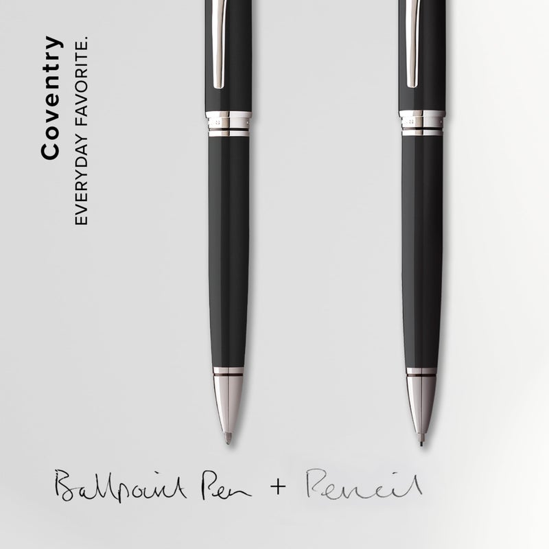 Cross Coventry Black Lacquer Pen and Pencil Gift Set - Image 5